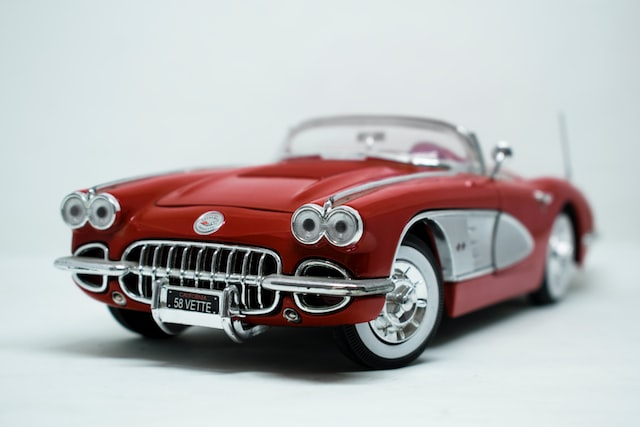 miniature car 1958 Corvette