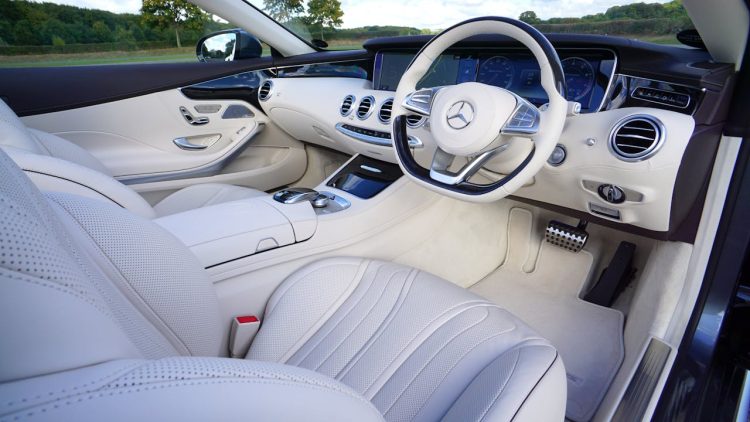 white-mercedes-benz-interior-design