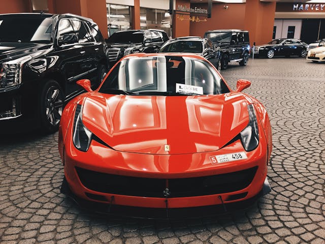 red-ferrari